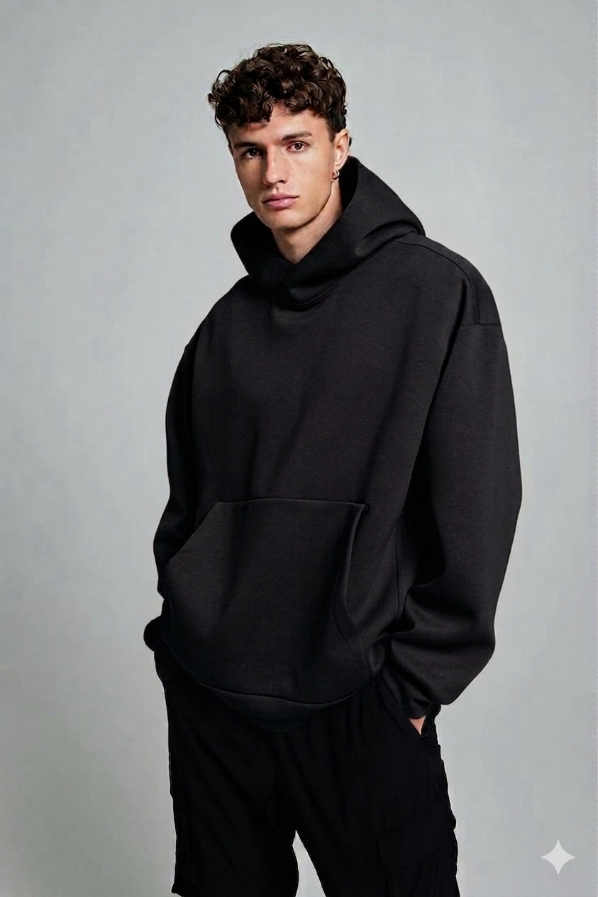Imagen de Hoodie - Negro Absoluto